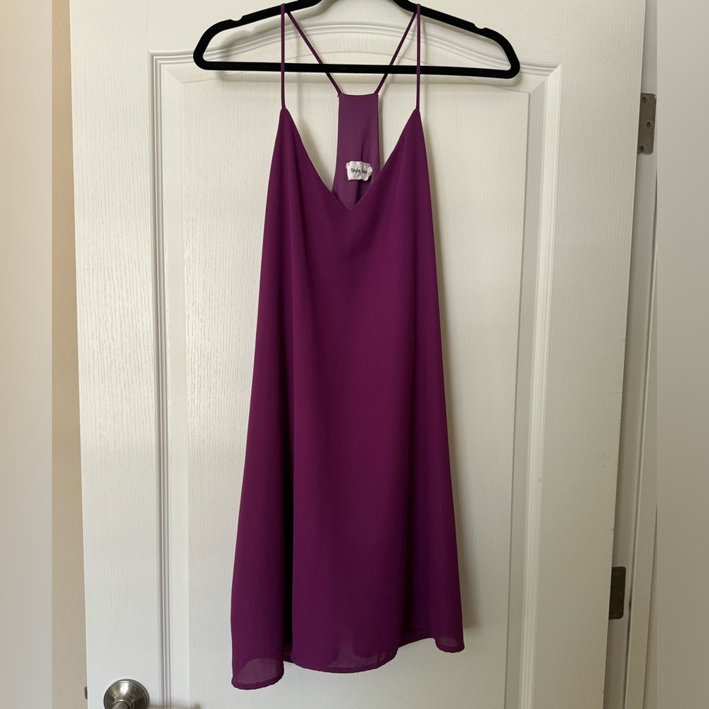 Style Rock - Purple Mini Dress